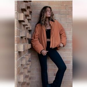 NWOT Free People Movement Outpost Bomber Jacket S